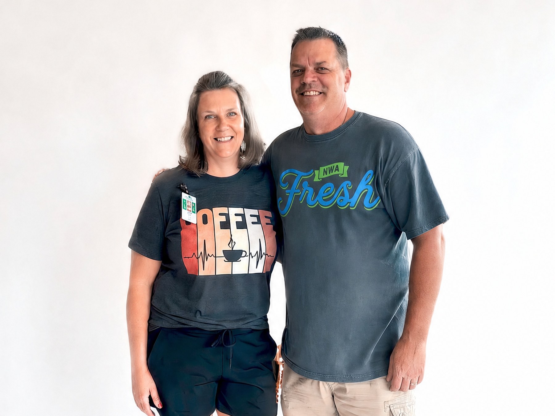 Dennis and Carla Laing, the owners of NWA Fresh